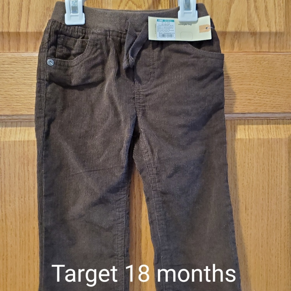 Brown corduroy pants 18m